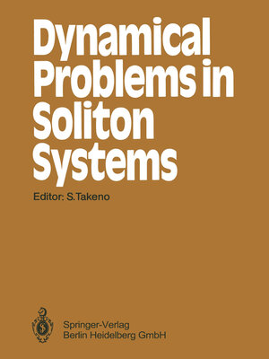 cover image of Dynamical Problems in Soliton Systems